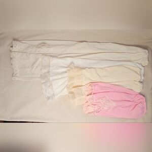 SEXY VINTAGE SILKY LACE SLIPS BUNDLE 🔥Y2K • 90s Lingerie • Cottagecore • Coque